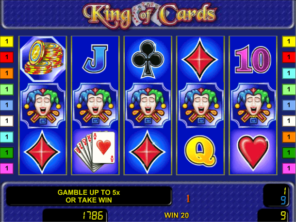 Игровой автомат King of Cards (Король Карт) бесплатно