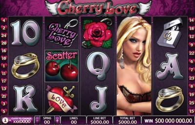 Игровые автоматы Cherry Love от Плейтек (Playtech)