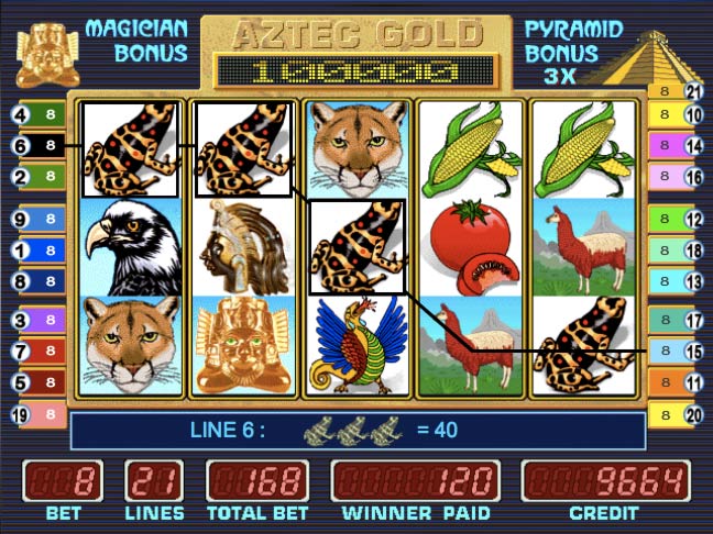 Игровые автоматы Aztec Gold (Золото