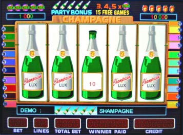 Игровые автоматы Champagne Party (Шампанское