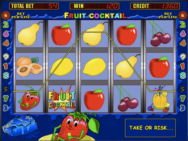 Онлайн версия игровых автоматов Fruit Cocktail