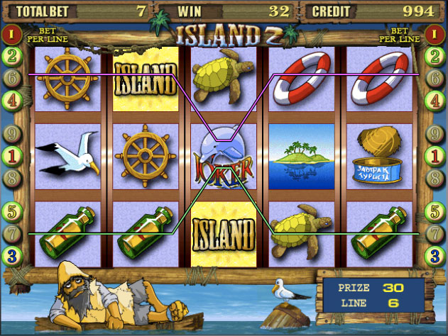 Island 2 - бесплатный игровой автомат Остров