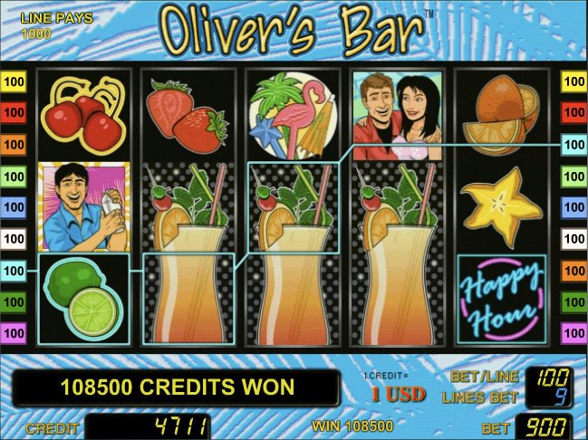 Игровые автоматы Oliver Bar Gaminator