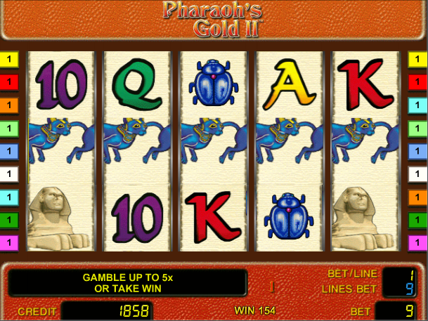 Игровой автомат Pharaoh’s Gold 2 (Золото Фараона)