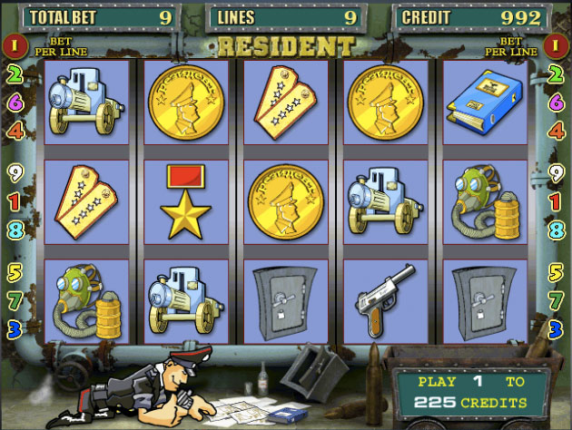 Игровые автоматы Резидент (Resident) один самых популярных среди игровых