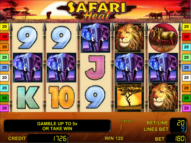 Игровой автомат Сафари (Safari Heat) играть бесплатно