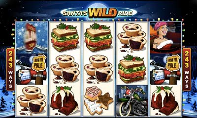 Santa's Wild Ride - игровые автоматы Санта Клаус