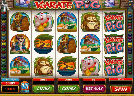 Игровой автомат Karate Pig