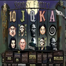 Анонс игрового автомата Spooky Family от компании Isoftbet