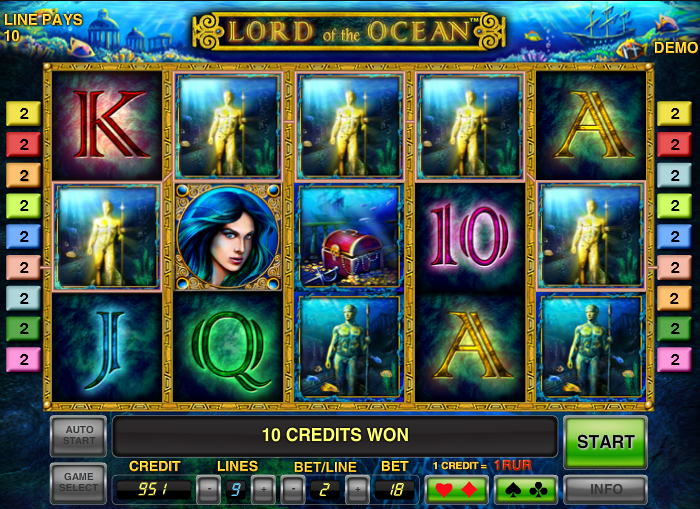 Игровой автомат Лорд Океана (Lord of the Ocean)