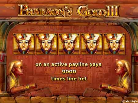 Онлайн игровой автомат Pharaohs Gold III (Золото Фараона)