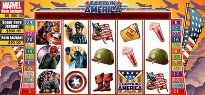 Игровые автоматы Captain America (Капитан Америка)