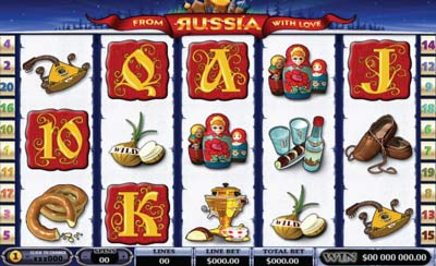 Игровые автоматы онлайн From Russia With Love