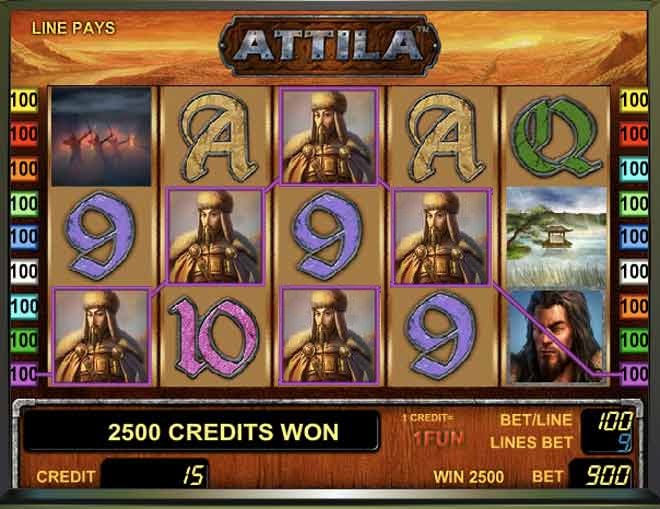 Игровой автомат Атилла (Attila) онлайн бесплатно